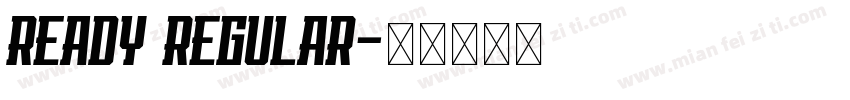 Ready Regular字体转换